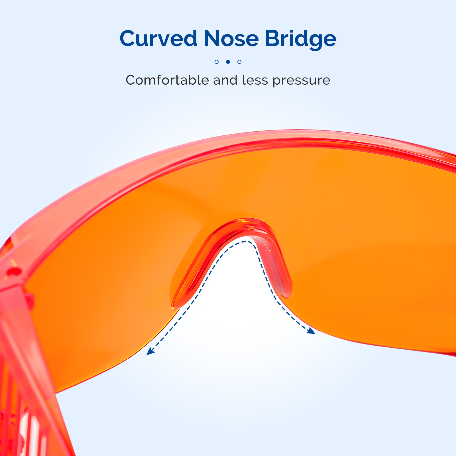 1-10 Pcs JMU Dental Curing Light Safety Glasses Eyewear LED Protective Goggles