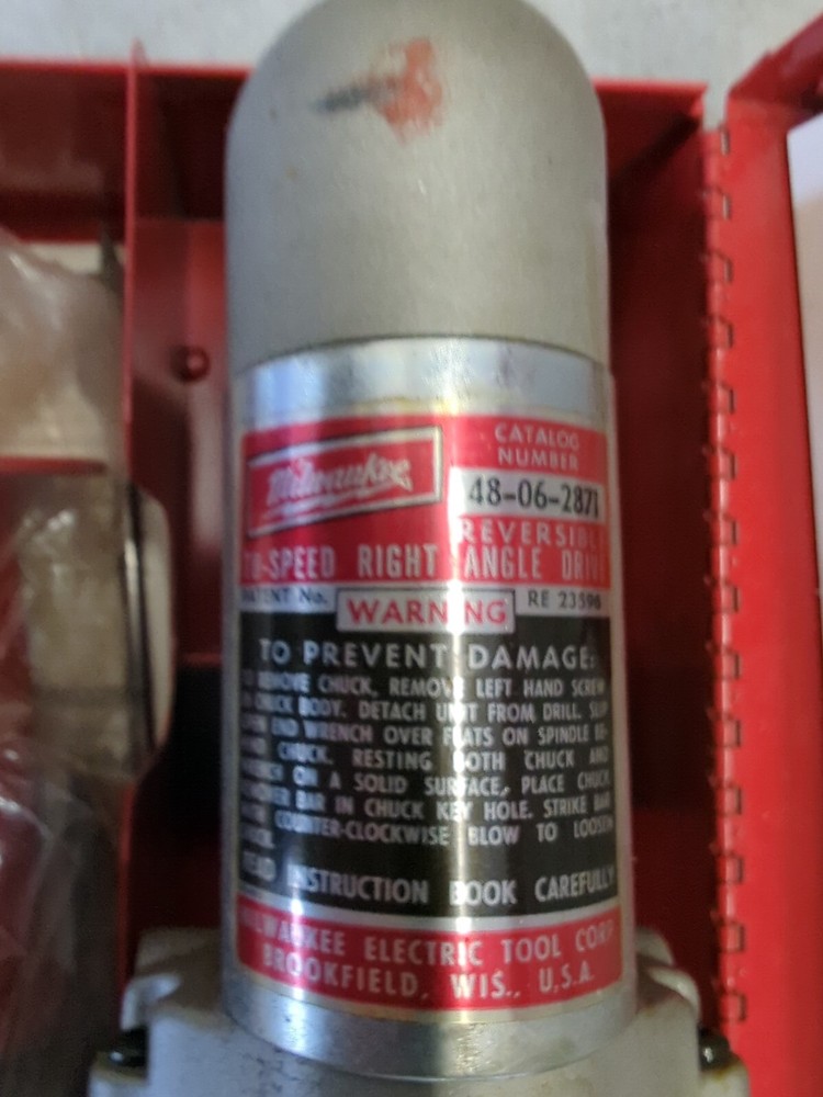 Milwaukee Heavy Duty Right Angle Drill