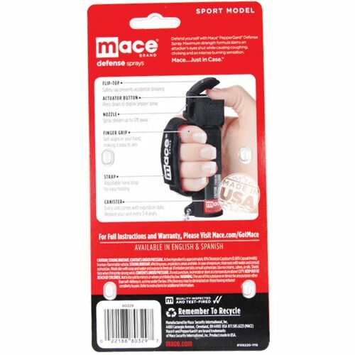 Mace Pepper Spray Jogger Runner Walker Self Defense Security Safety