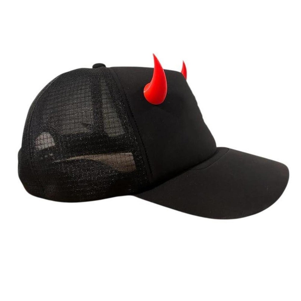 Goth Punk Emo Devil magnetic detachable horns universal hat accessory charm