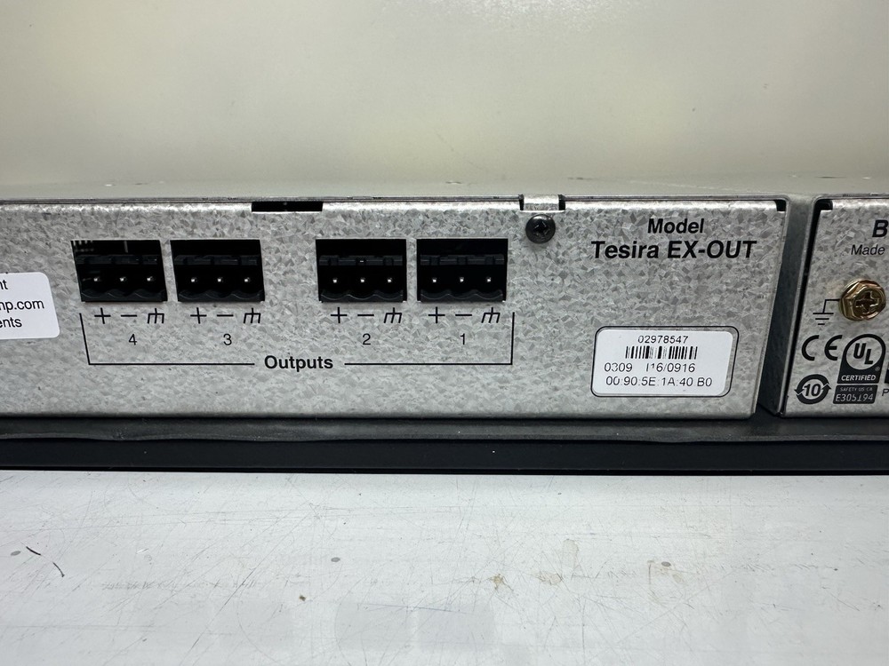 Biamp Tesira EX-AEC & EX-OUT - UNTESTED