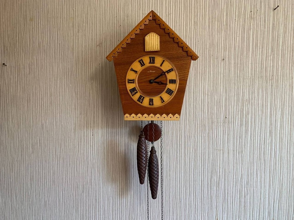 Soviet Vintage Cuckoo clock, USSR clock, Soviet working clock, Working cuckoo