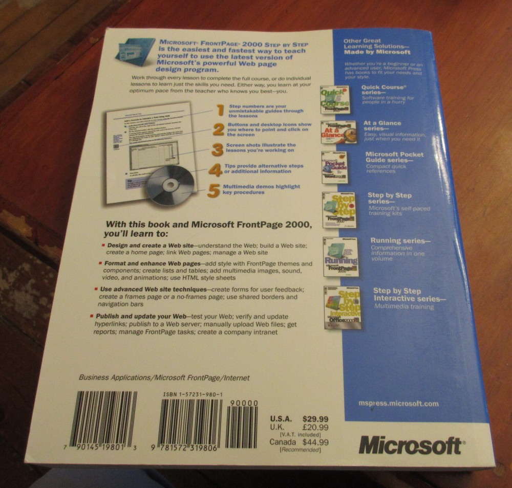 "Step by Step" - Microsoft FRONT LINE 2000; User Manual