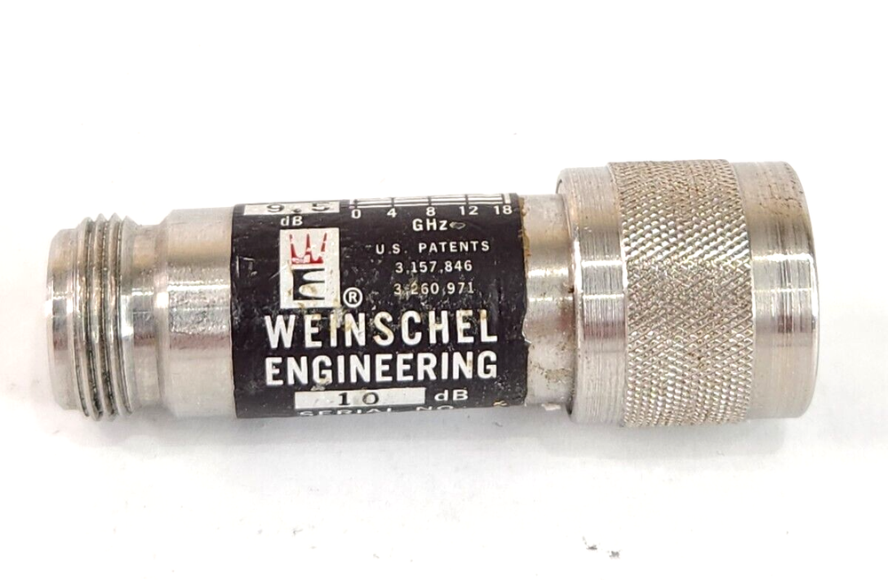 Weinschel Engineering model 2 attenuator 10 dB