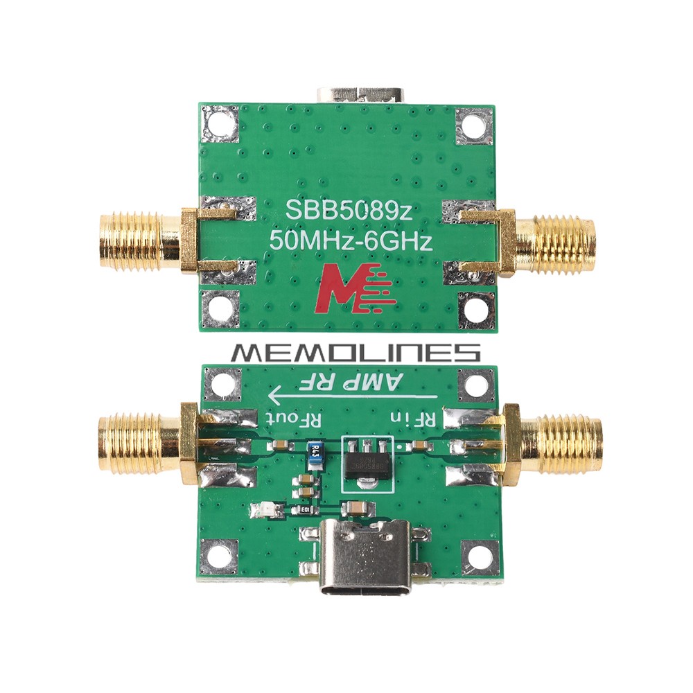 DC 5V SBB5089 Gain 20dB RF Module 5MHz~6GHz RF Power Amplifier Front-end module