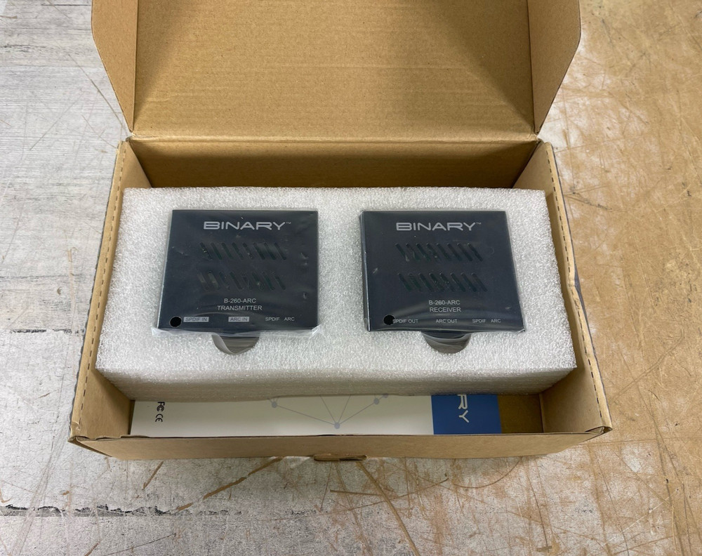 BINARY B-260-ARC AUDIO RETURN EXTENDER FOR HDMI ARC & SPDIF IN - (NEW-OPEN BOX)