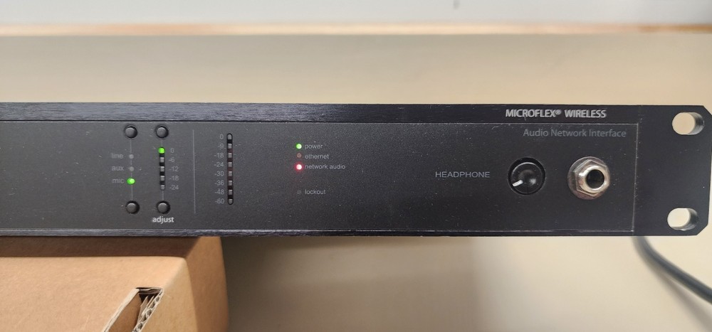 Shure MXWANI4 MicroFlex Wireless Audio Network Interface