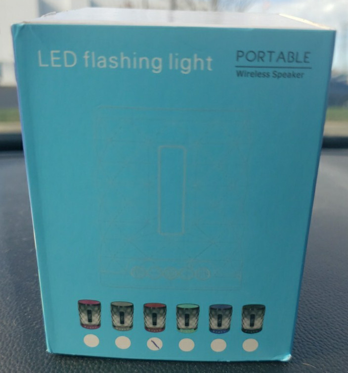 🎁 NEW TG-155 Bluetooth Speaker LED Lights Stocking Stuffer Gift Ready!