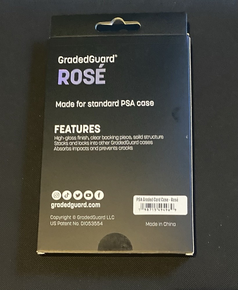 GradedGuard PSA Graded Case Guard Protector Rose Limited Edition Original New