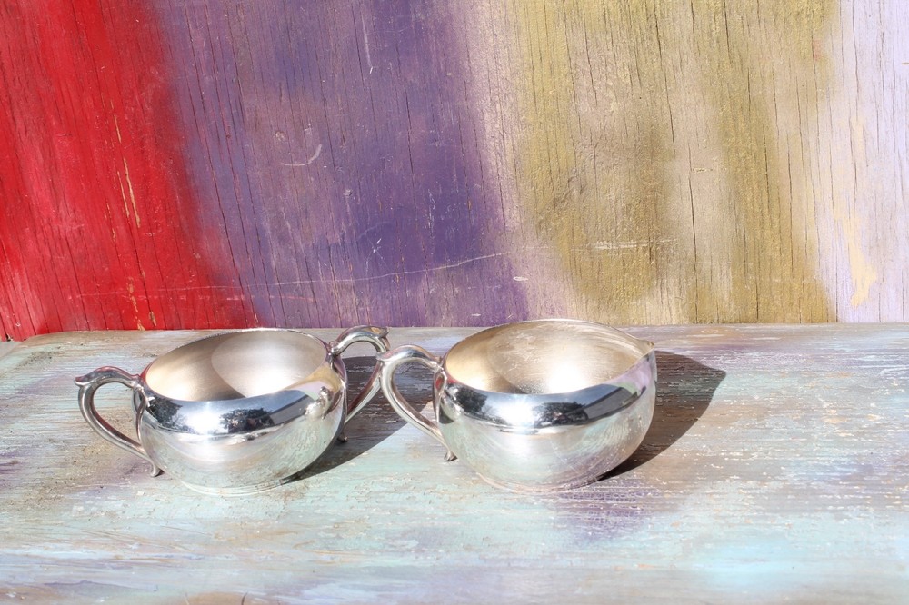 Silverplate Cream & Sugar Set
