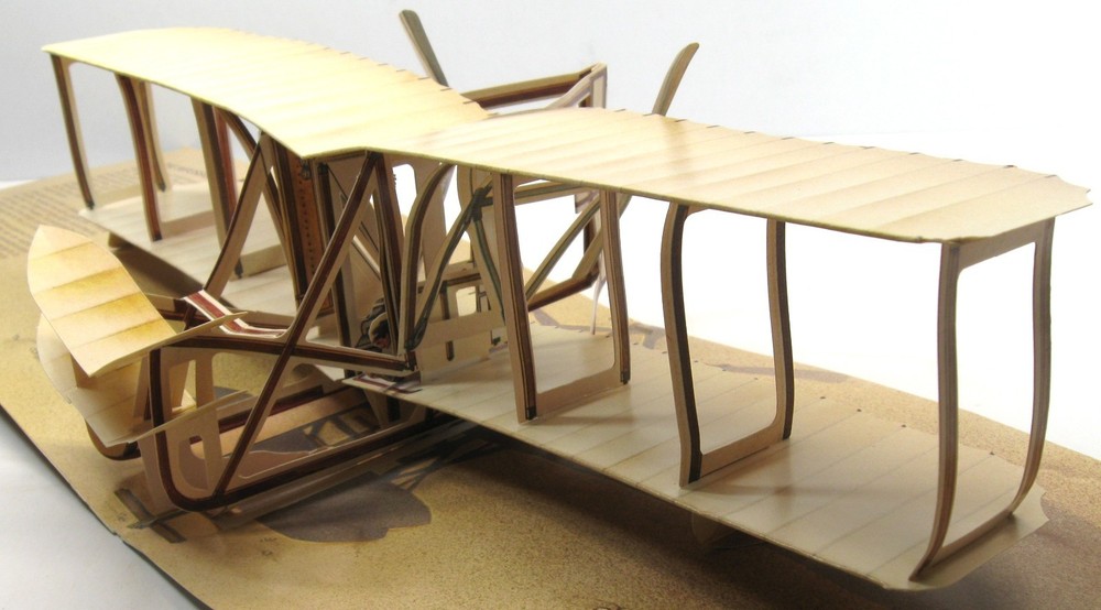 c. 1981 "Wright Flyer Pop-Up", "Kitty Hawk 1903", by Popsites