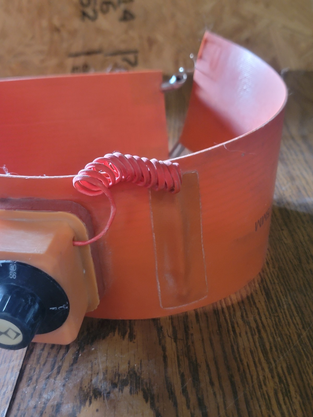 110V Oil Drum Heater Silicone Heating Blanket 1.5mm Rubber Heater