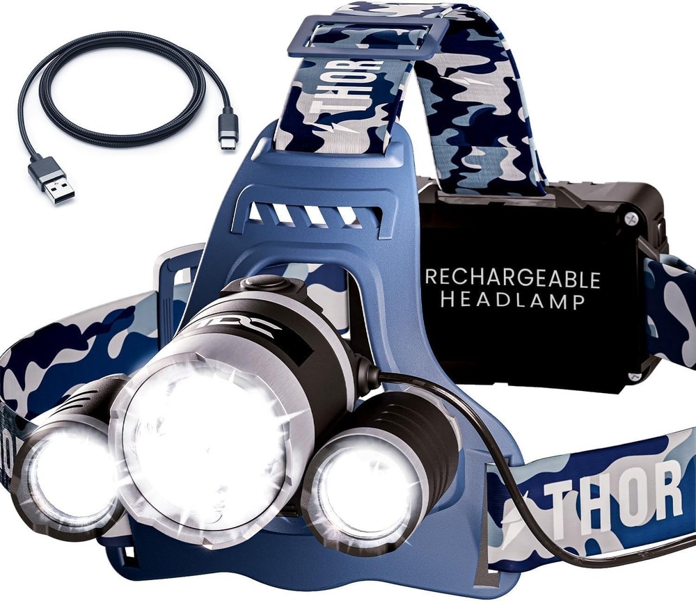 Long Range Headlight - USB-C Rechargeable, 1080 Lumen