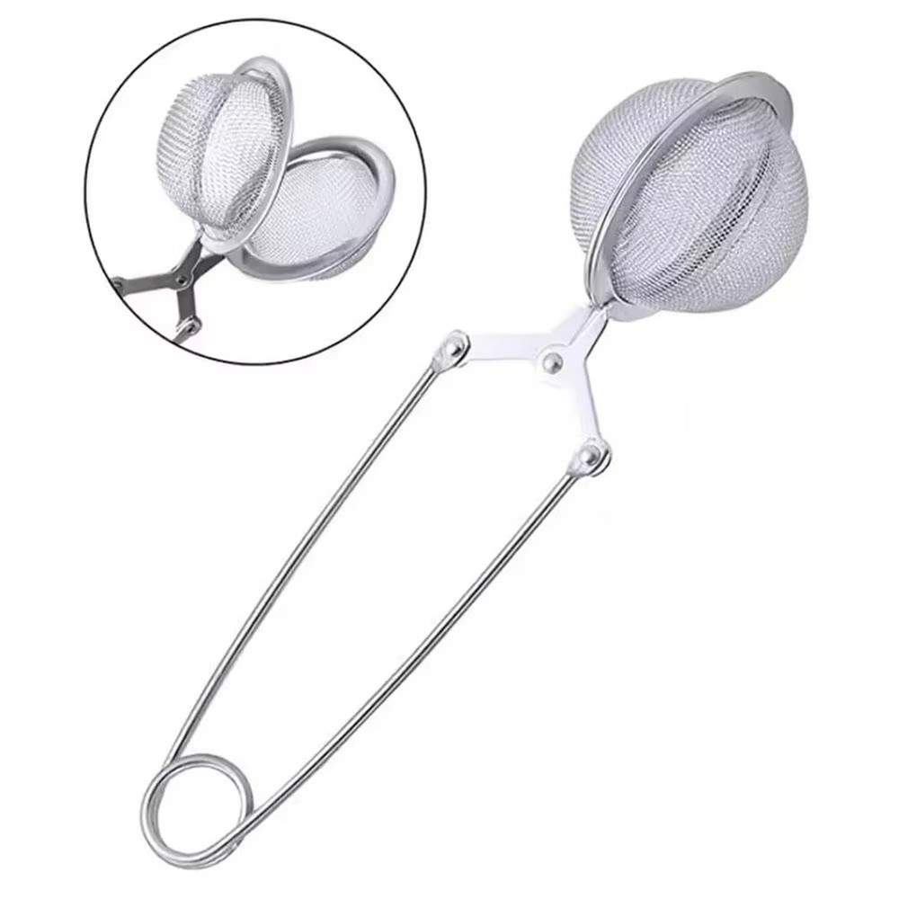 Tea Infuser for Loose Leaf Tea Long Handled Mesh Snap Tea Strainer