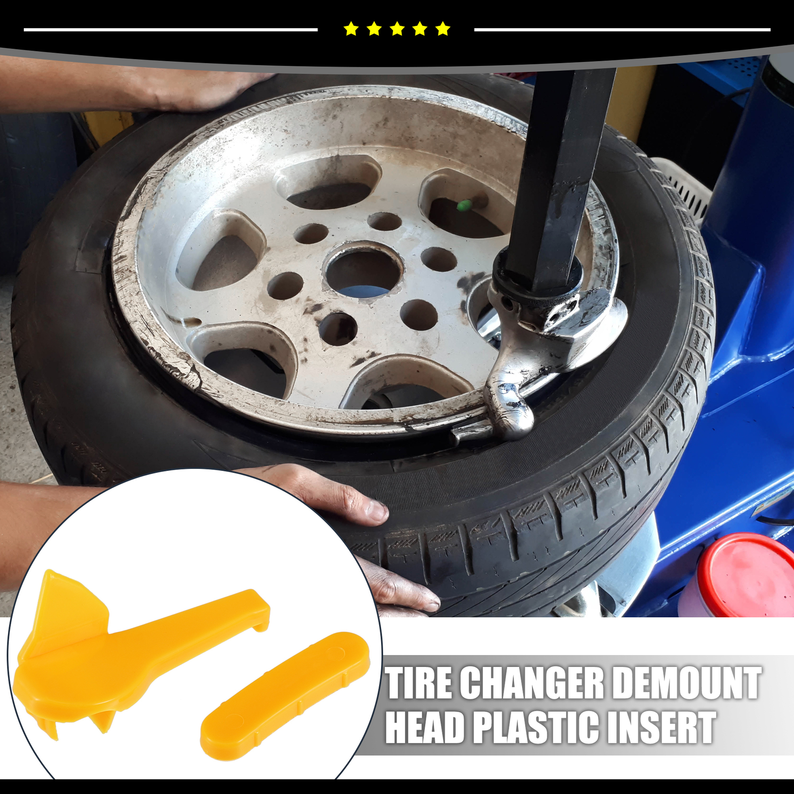 12 Set Tire Changer Plastic Insert Tire Demount Head Tire Machine Wheel Guard