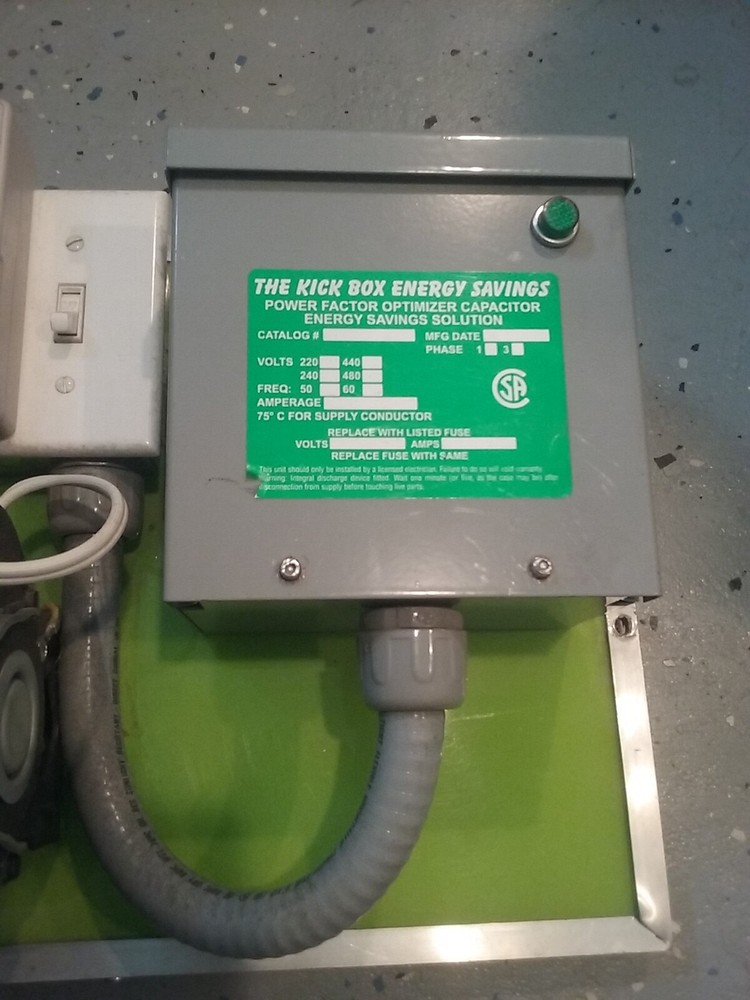 Kick Box Energy Saving Solution Presentation Unit