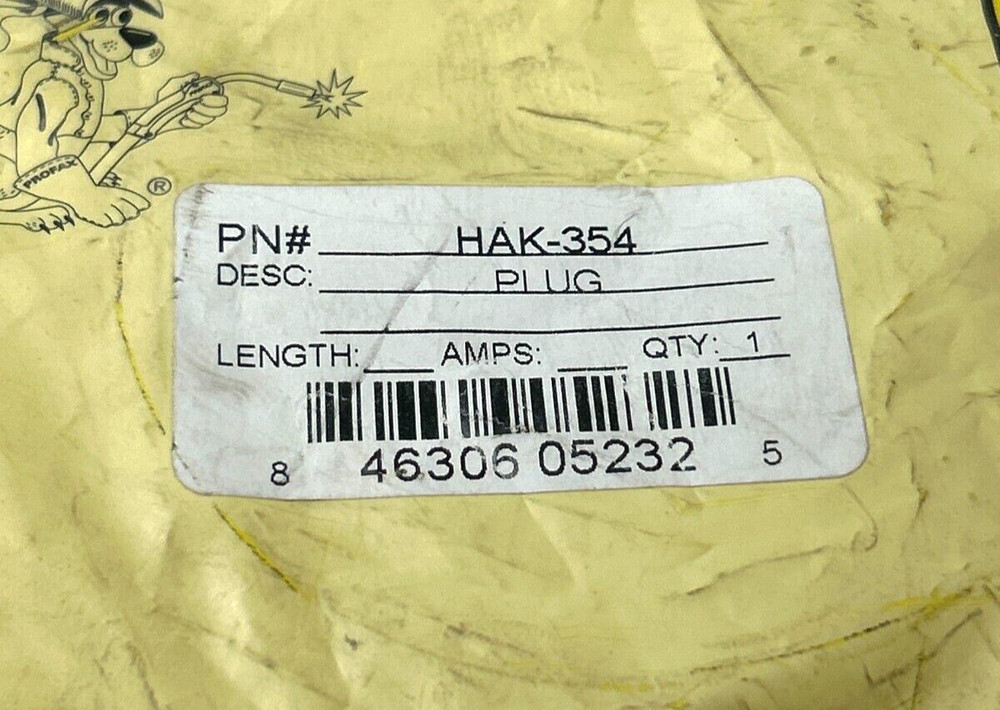 PROFAX PLUG HAK-354 CORD LENGTH 16"