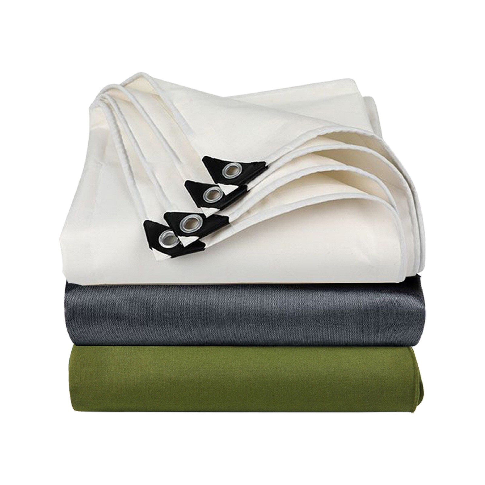 16 Oz Waterproof Heavy Duty Canvas Tarp Camping Garden Tarpaulin Cover Tent