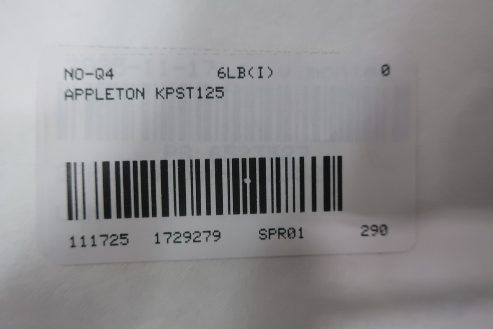 Appleton KPST125 Ballast Housing Station Assembly