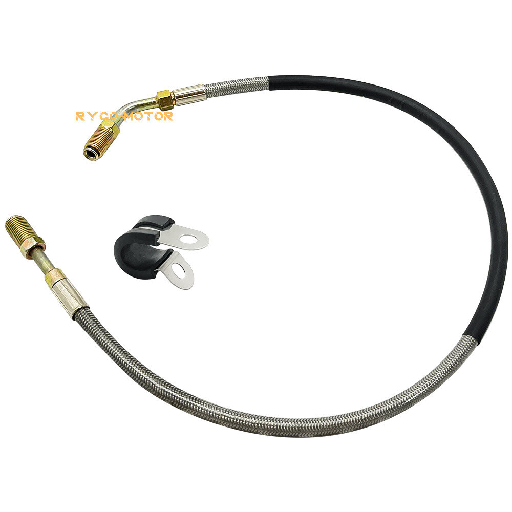 Front Brake Lines Left & Right w/Fitting for Polaris Sportsman 400 4X4 1993-1997