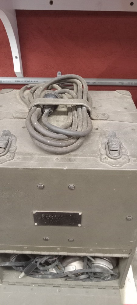FREQUENCY METER BC - 221 - AC, Dated 1944 Untested MILITARY SURPLUS