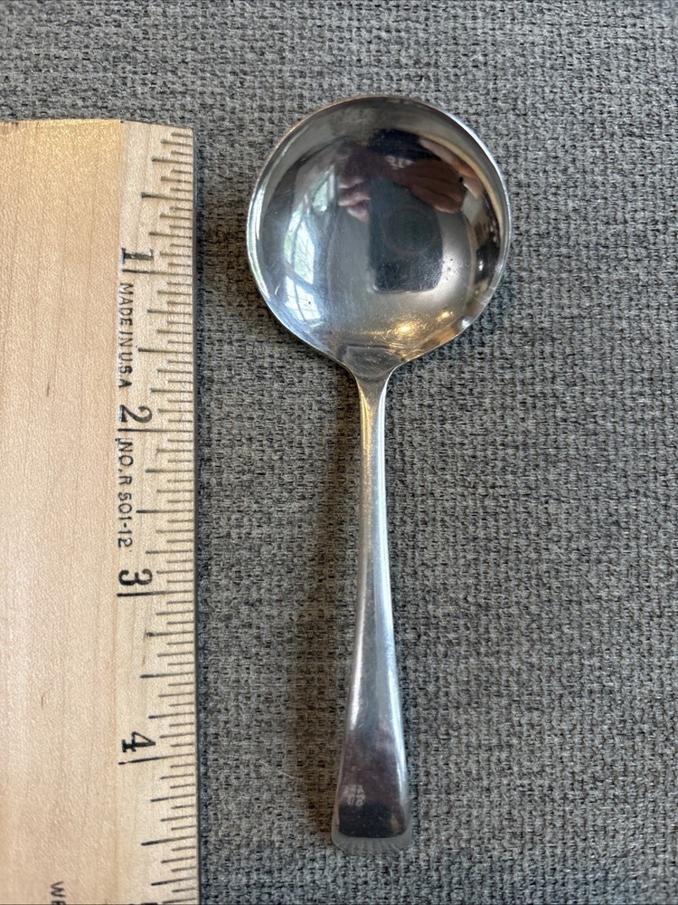 Vintage Small Cream Ladle 4.75” Silver Plate Made in England