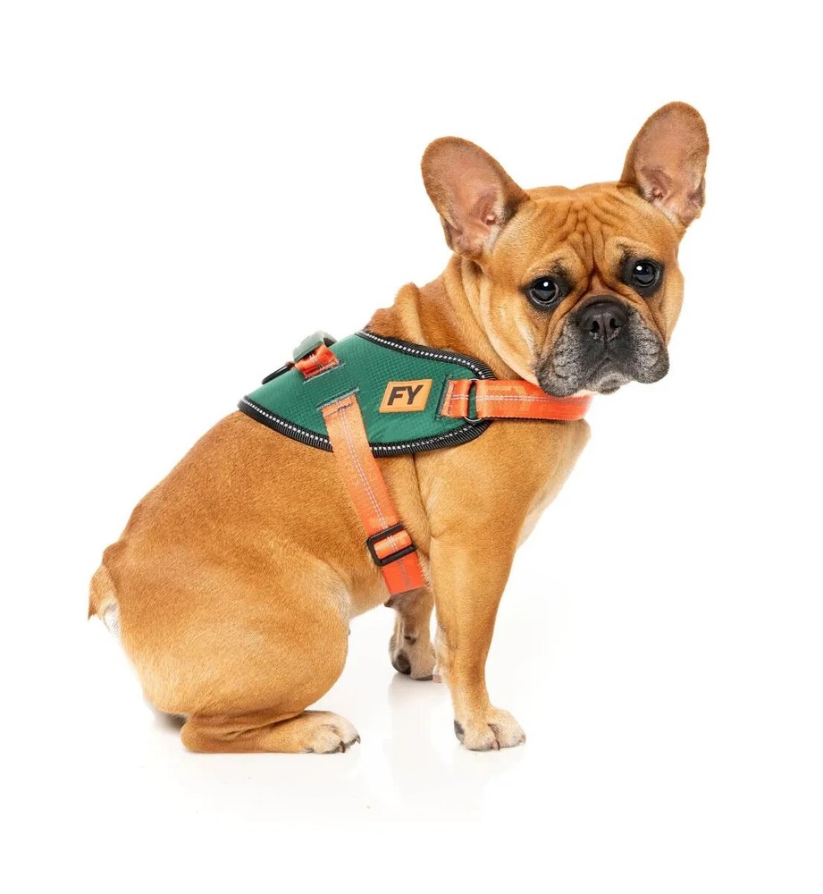 FuzzYard Flash Harness Commando Adjustable Dog Vest w/ Handle Reflective Size M