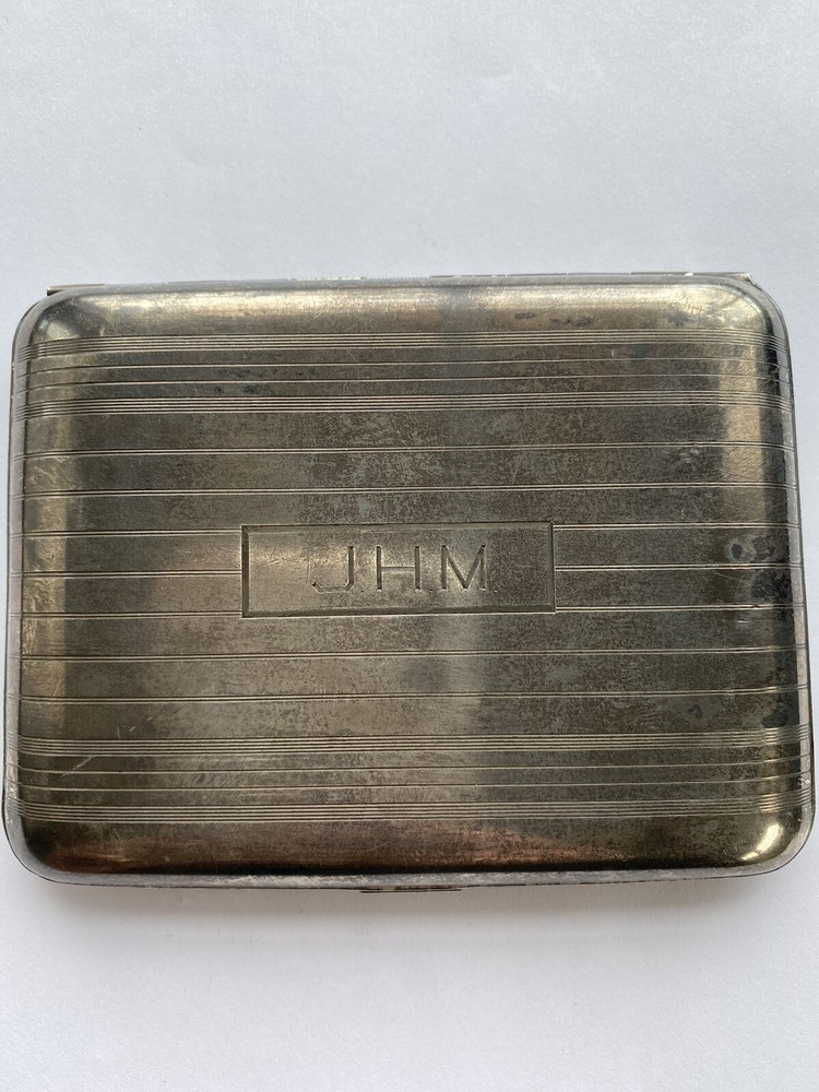 STERLING SILVER CIGARETTE CASE