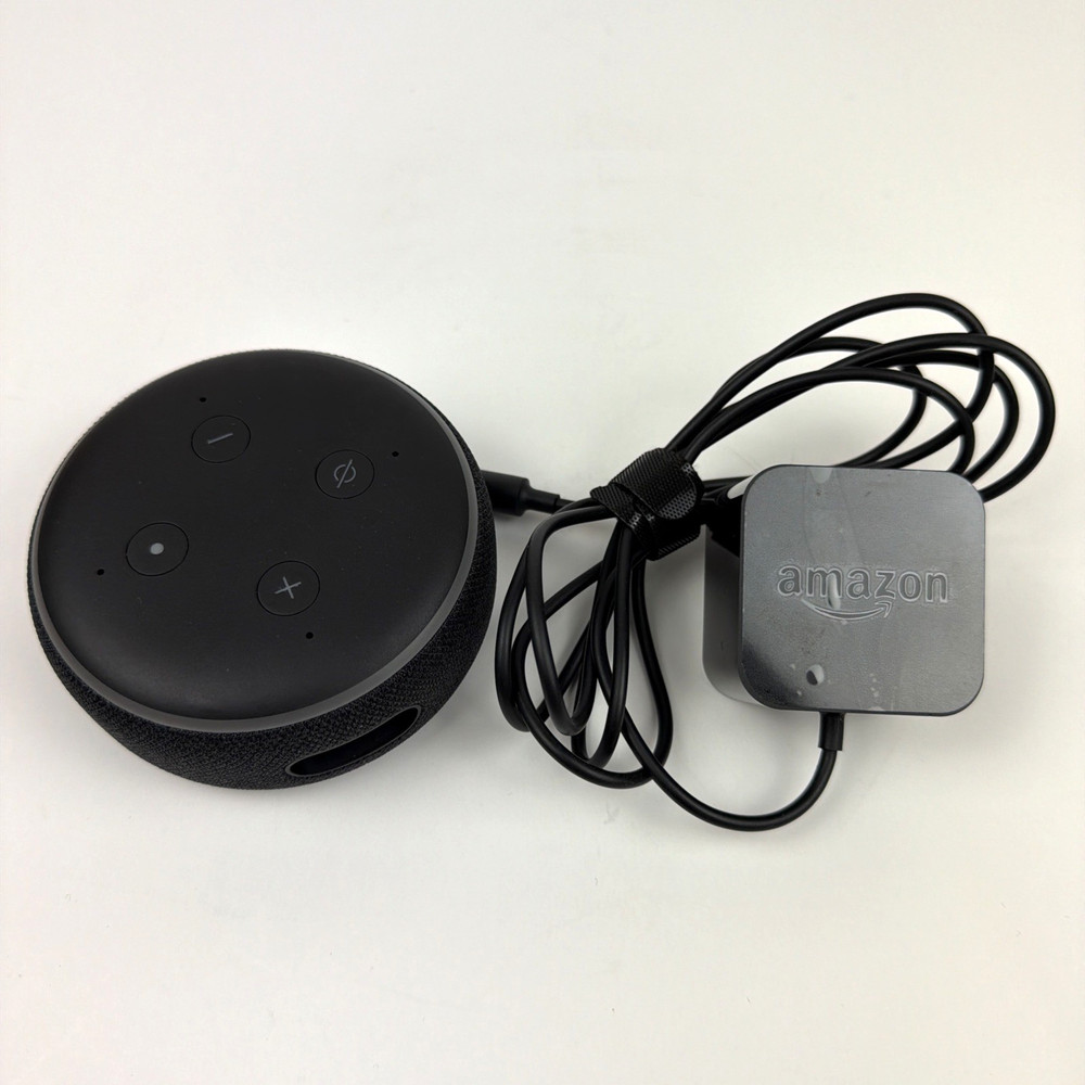Amazon Echo Dot 3rd Generation (Model D9N29T) Smart Speaker - Charcoal WORKS