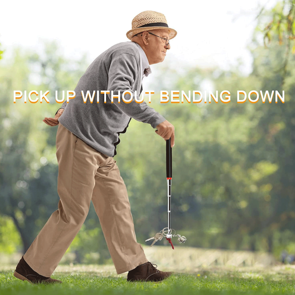 3pcs Magnet Pickup Tool Stick Telescoping Include 8 lb LED Light Grabber Extend