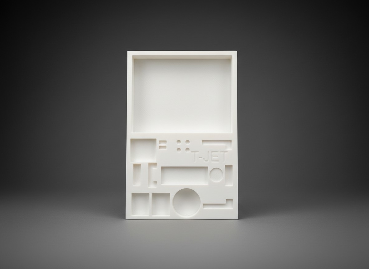 White Tjet Tear Down Tray