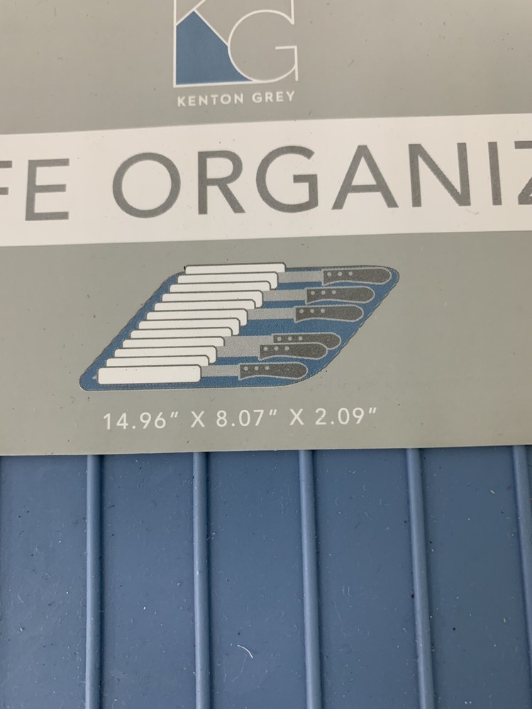 Kenton Grey Knife Organizer.BLUE