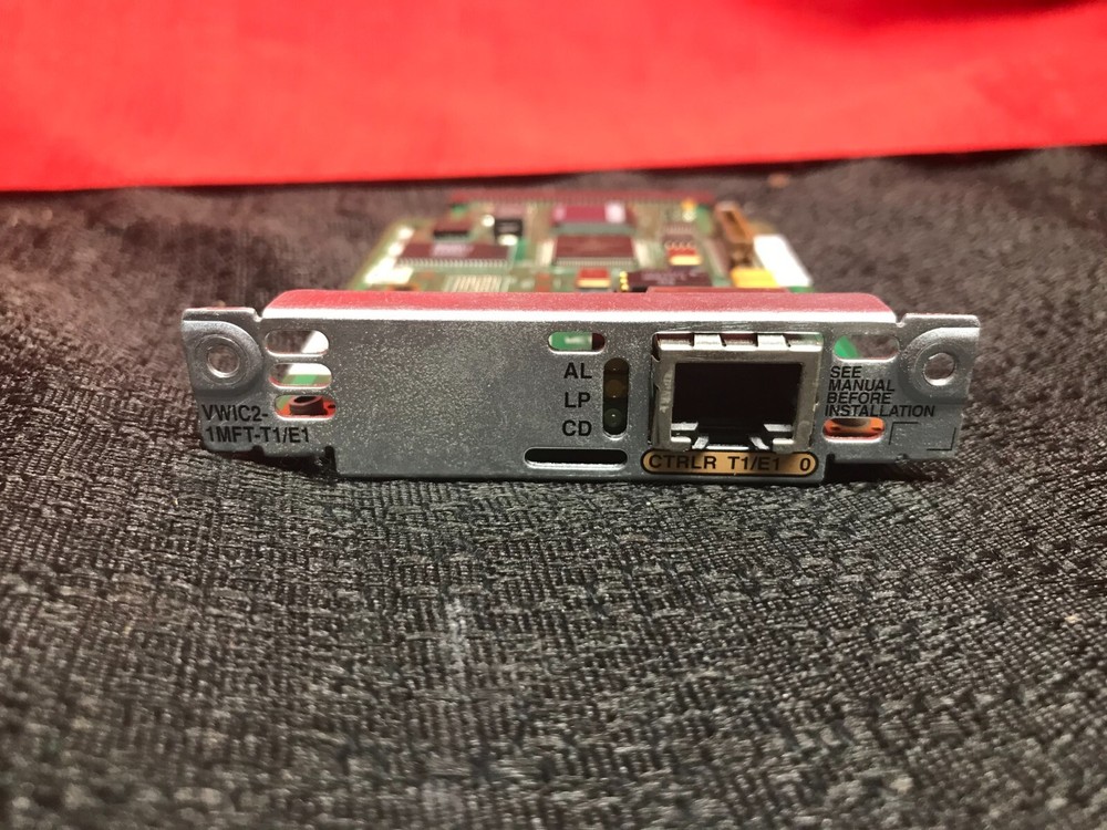 Genuine Cisco VWIC2-1MFT-T1/E1 Multiflex Trunk Voice WAN Interface Module Card
