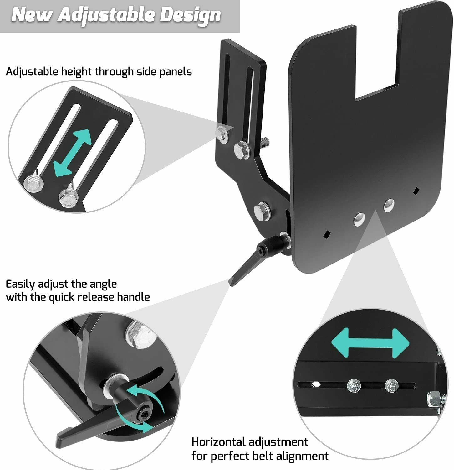 2x72" Knife Bevel Grinding Jig Tool Rest OBM Belt Grinder Tilt Table Flat Platen