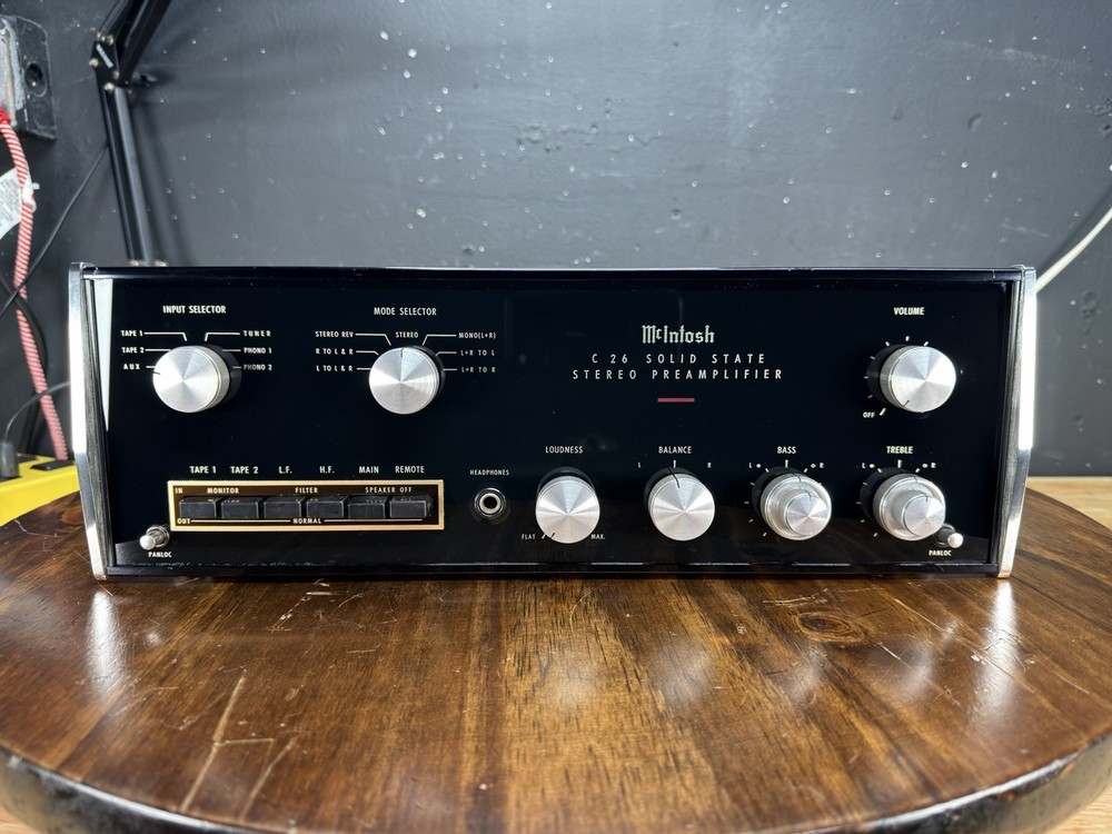 Mcintosh C26 Vintage Solid State Stereo Preamplifier