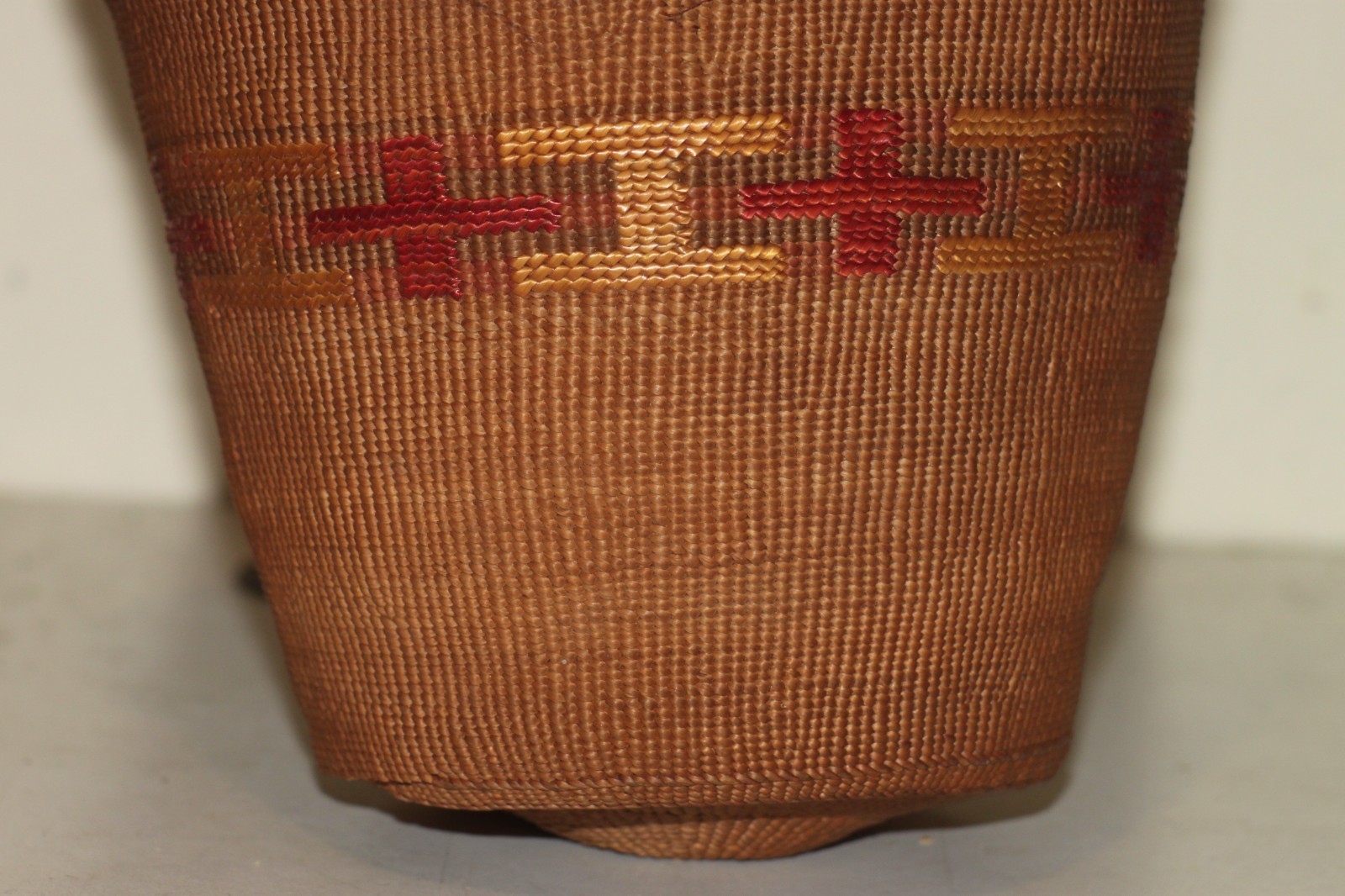 Antique Tlingit/Haida Twined Basket. Pos. Late 1800's-Early 1900's