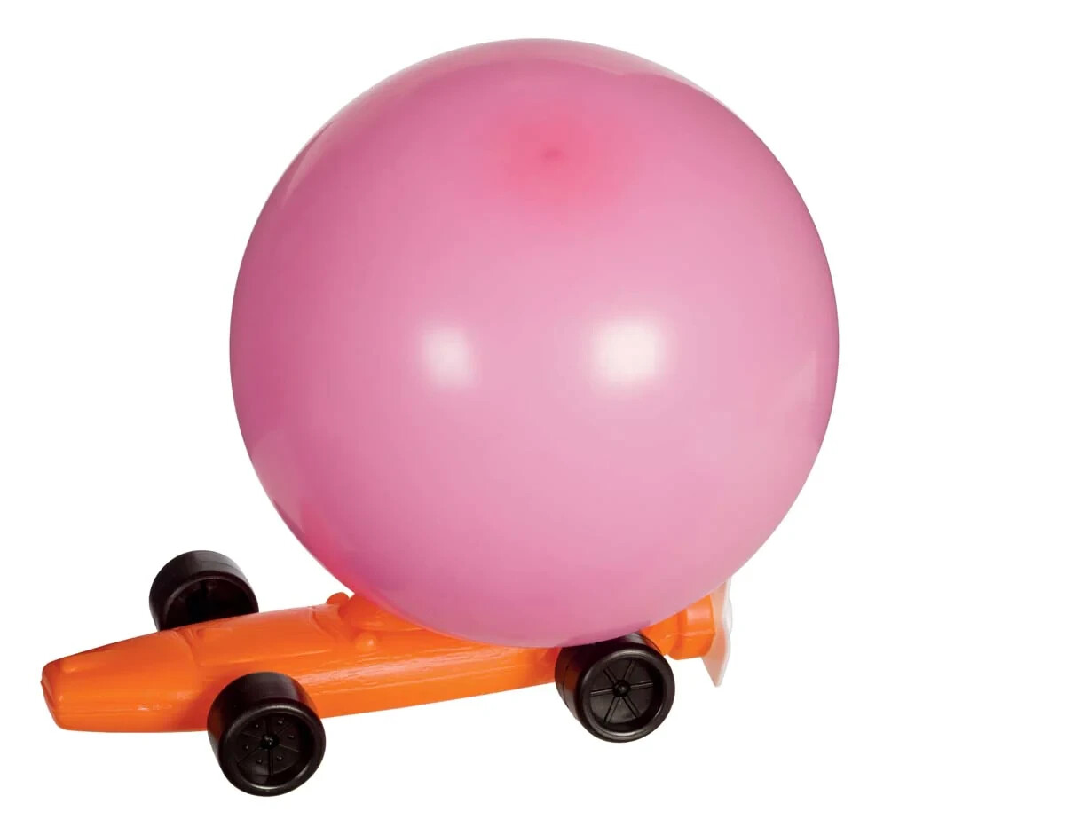 Balloon Power RACE CAR Retro classic toy