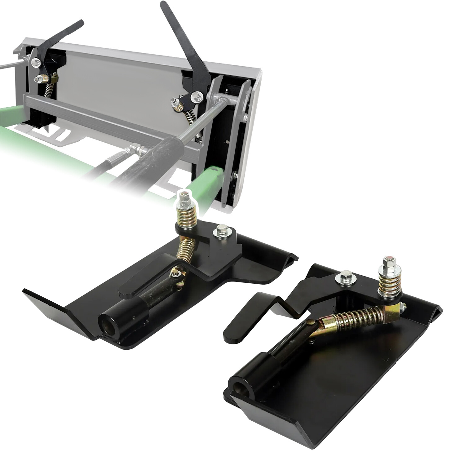 Weld-On Skid Steer Quick Attach Bucket Conversion Adapter Latch Plates Universal