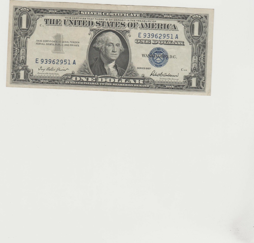 Lightly Circulated 1957  Silver Certificate