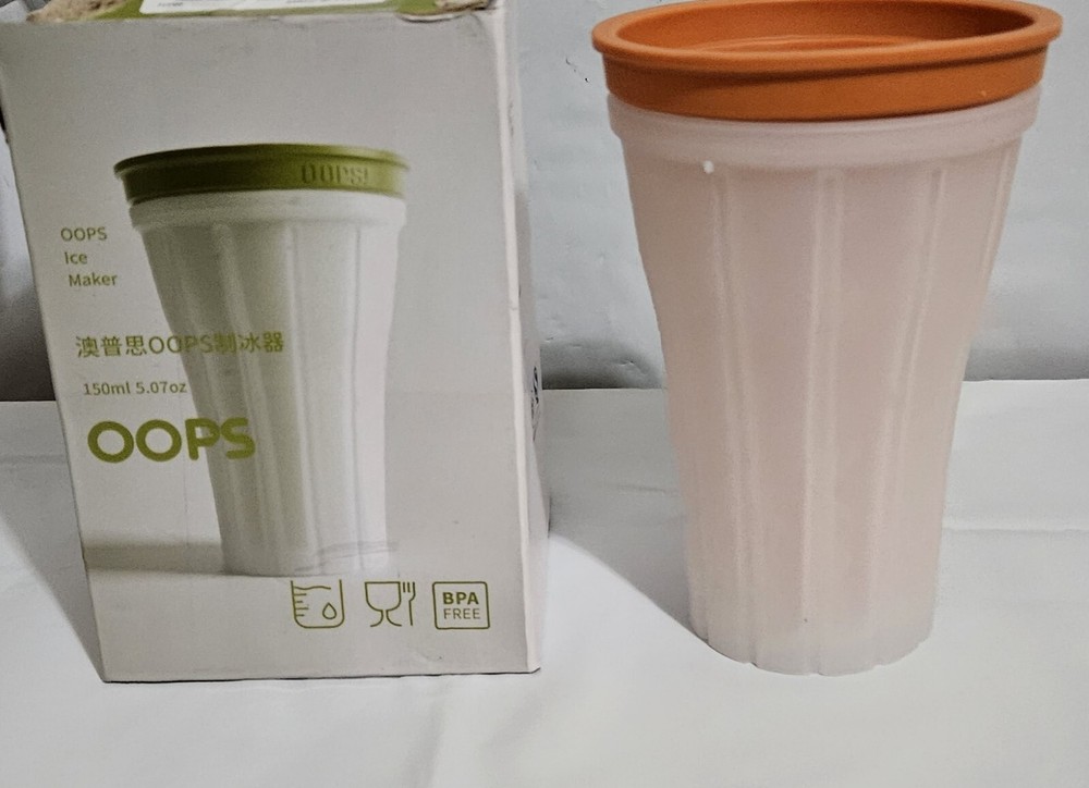OOPS Ice Maker Cup Slush Quick Frozen Smoothie Cooling Double Layer