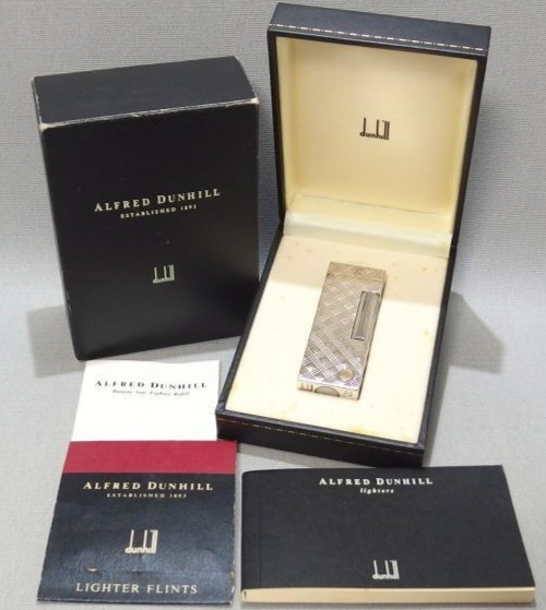 Dunhill Rollagas lighter Silver with box