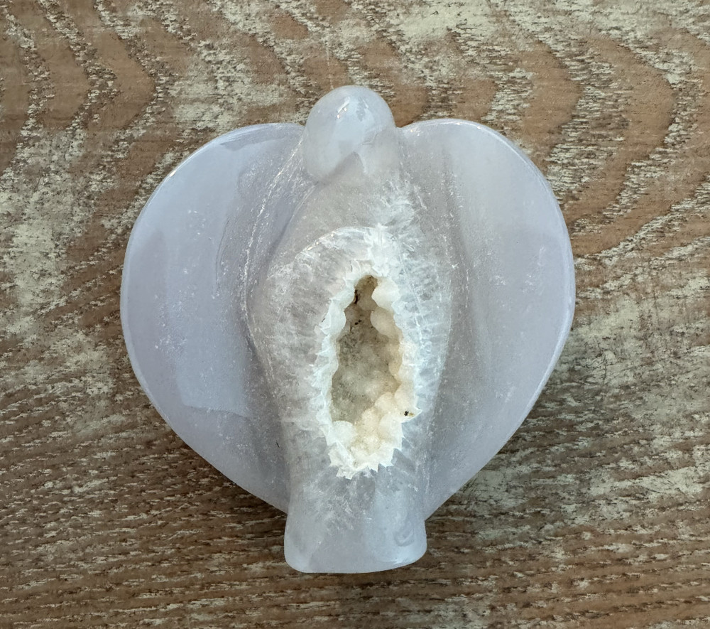 Sparkly Agate Druzy Angels - 1