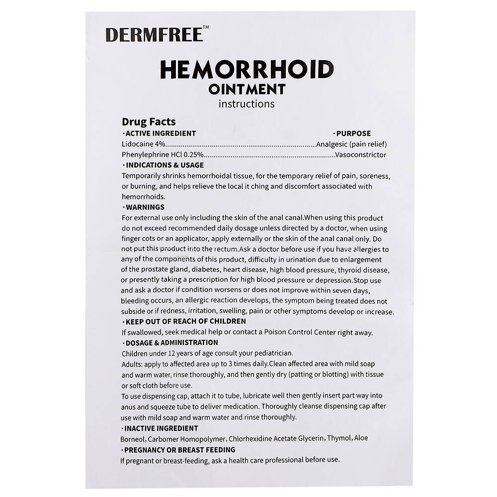 Hemorrhoid Cream, Hemorrhoid Treatment, Hemorrhoid & Fissure Ointment, Fast