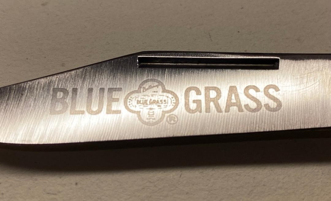 JOHN PRIMBLE BLUE GRASS BG-3 0862 BELKNAP BARLOW POCKETKNIFE