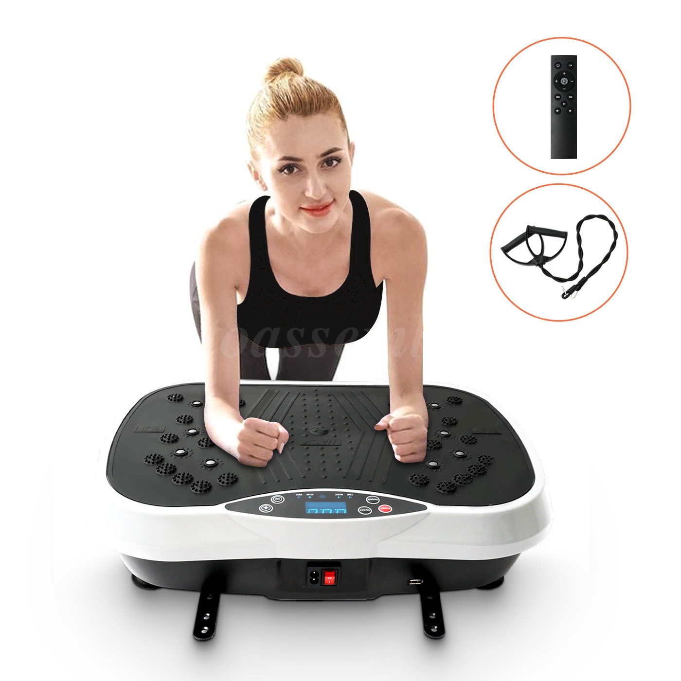 NEW Vibration Plate Exercise Machine Vibrate Platform Whole Body Workout Fitness