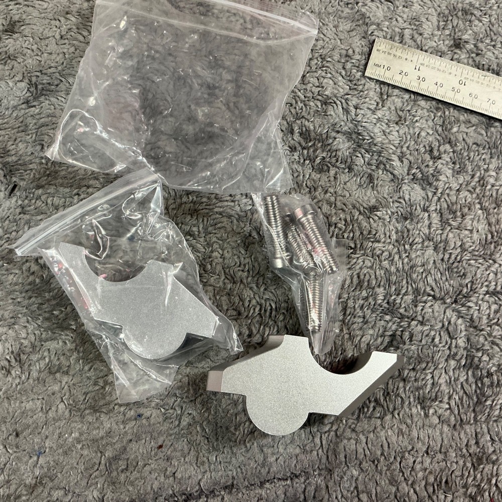 Motorcycle handlebar risers new unused