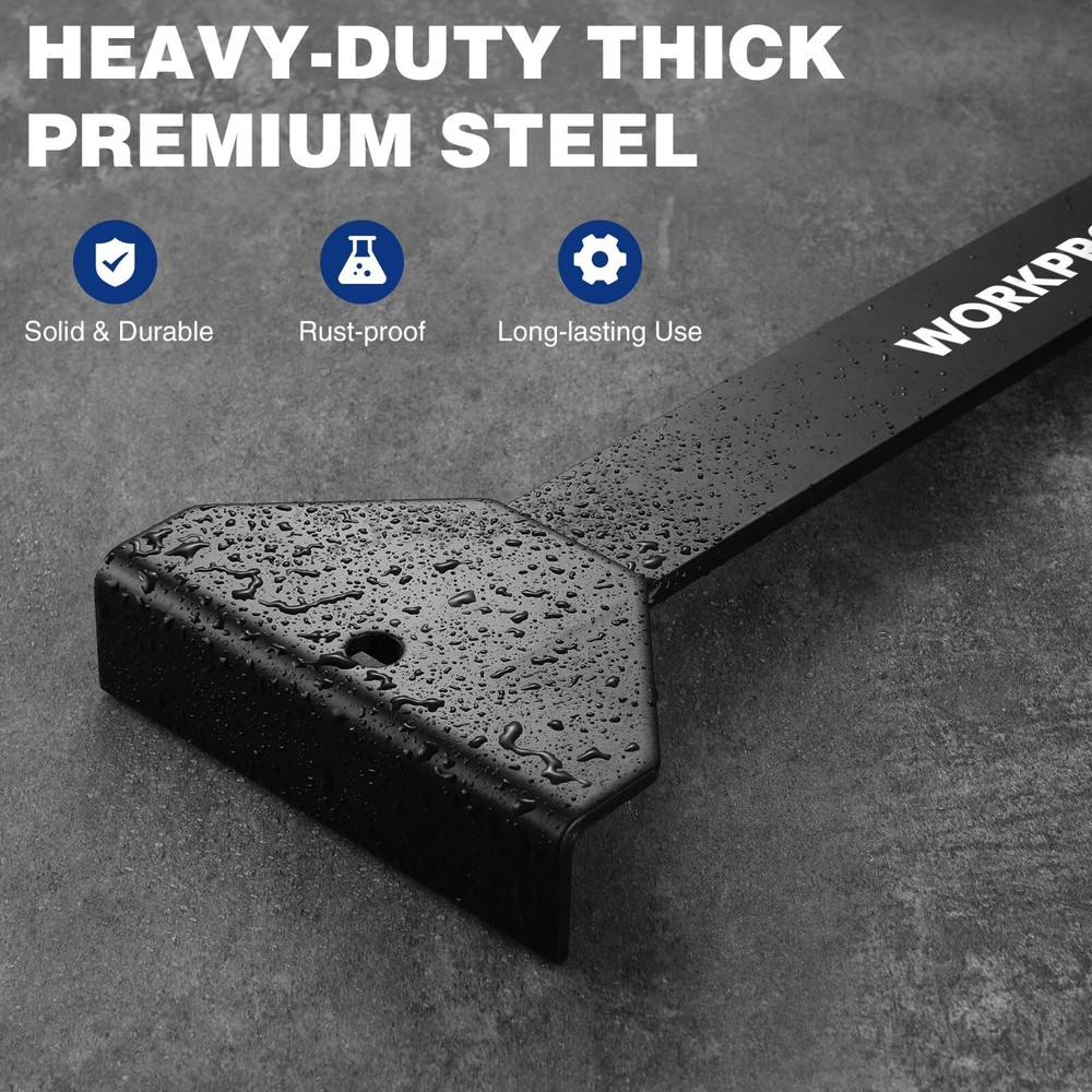 WORKPRO 17''Heavy Duty Pull and Pry Bar, Professional Pull Bar Rust-proof