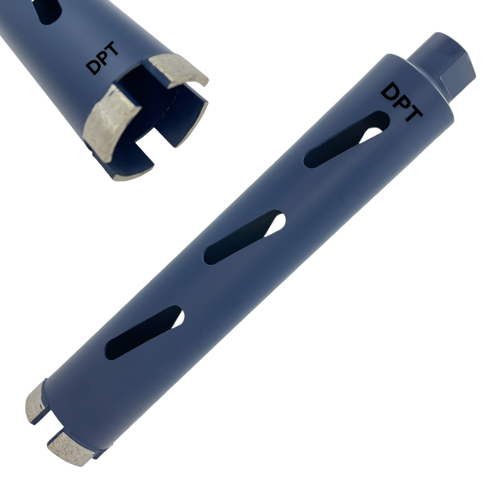 2 Pack 2-1/2" Dry Diamond Core Drill Bits Concrete Asphalt Bricks 5/8" Thread