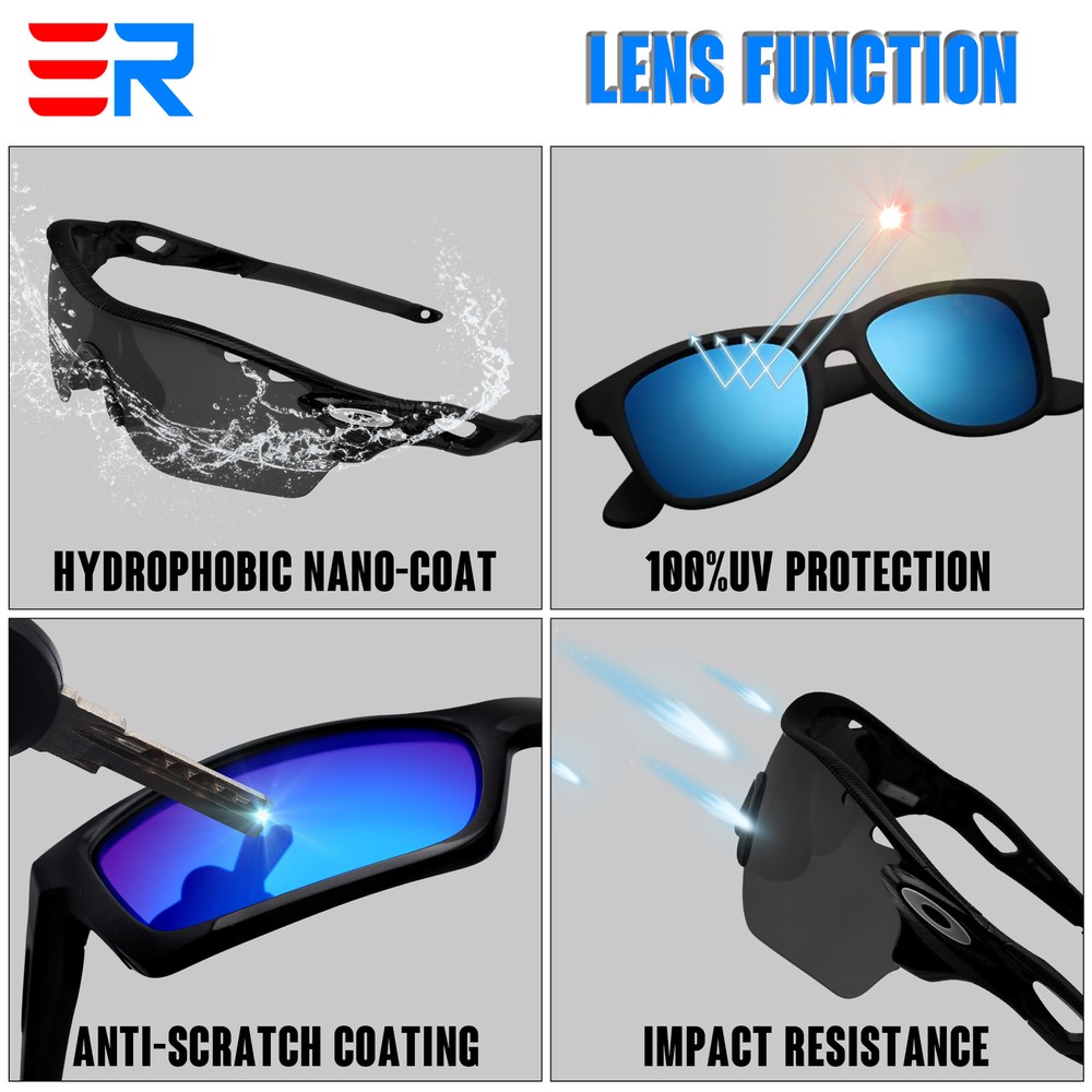 ExpressReplacement Polarized Lenses For-Oakley Deviation Frame OO4061
