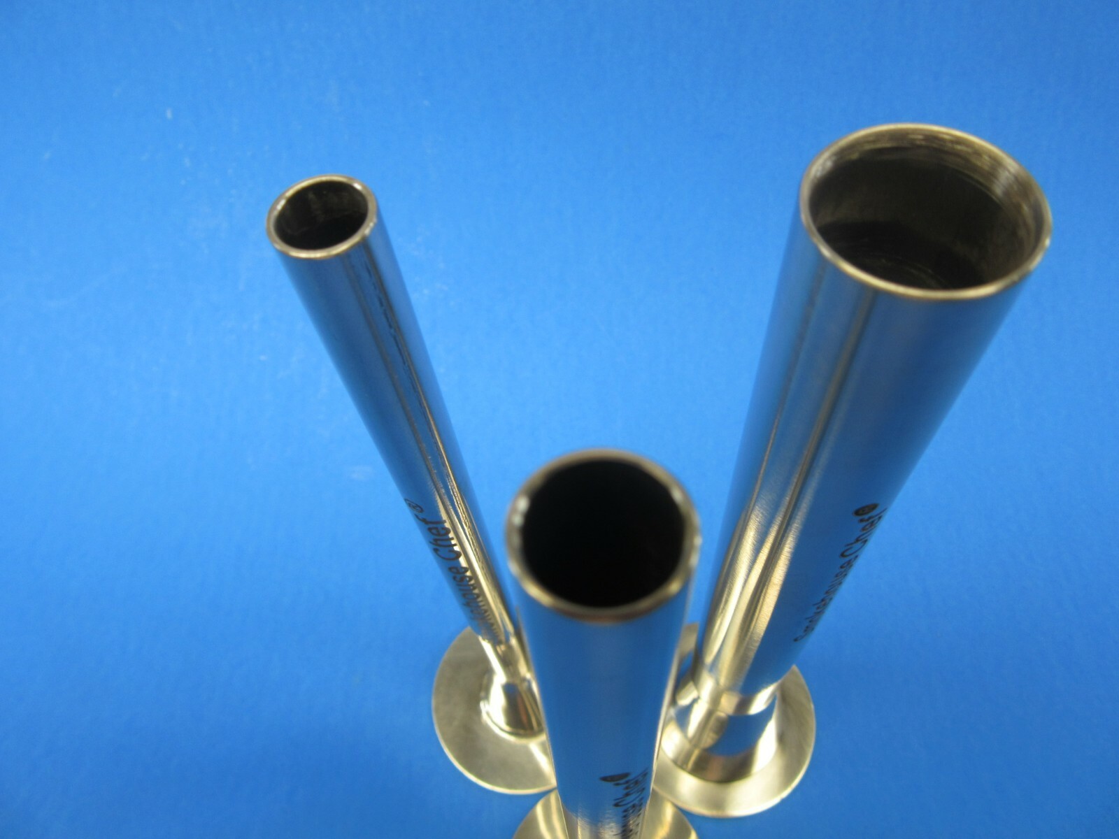 VARIETY 3-PACK Sausage Stuffer Tubes 2" base x 3/8", 1/2", 3/4" OD LEM Weston